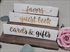 Ceramic Triangle Sign Set (Favors, Gifts, Guestbook)