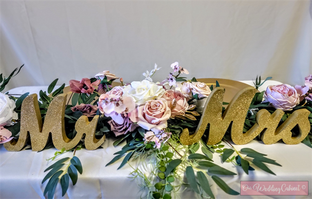 9' Dusty Rose Garland (Best for Sweetheart Table/Bridal Table)