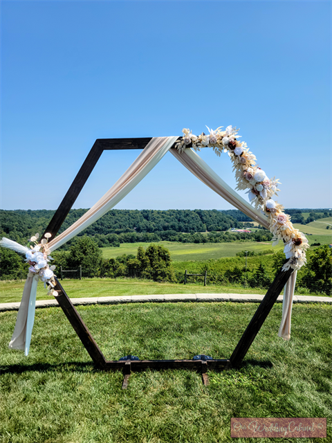 Semi-Sheer Chiffon Champagne Arch Drape (27x216 inches) **WOULD NOT RECOMMEND TO USE AS A TABLE RUNNER** **DO NOT NAIL, PUSH PIN, OR STAPLE TO STRUCTURES**