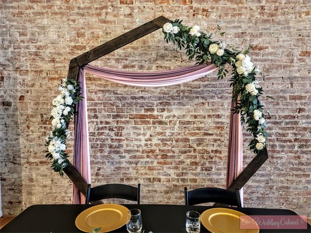 6' Ivory Floral Garland (Best for Arches or Entryway Tables) 