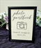 5"x7" Black Frame "Photo Guestbook" Sign