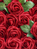 3" Foam Red Roses 