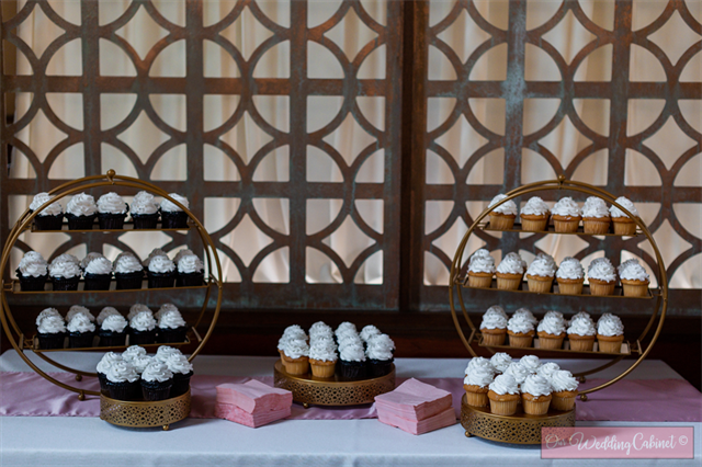 8",10", 12" Gold Trio Dessert Set 