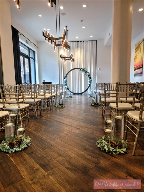 HOTEL COVINGTON, THE SCHEPER (CEREMONY), EVA G. FARRIS ROOM (RECEPTION), COVINGTON, KY