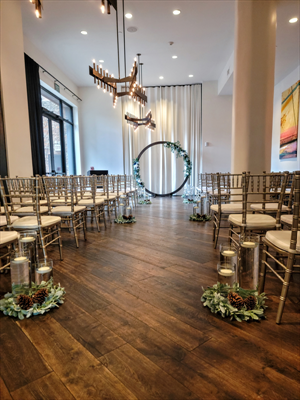 HOTEL COVINGTON, THE SCHEPER (CEREMONY), EVA G. FARRIS ROOM (RECEPTION), COVINGTON, KY