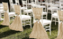 Chair Cheesecloth Sash, 17"x108", Champagne