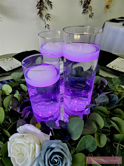 3" Submersible LED Lights *changes to 16 different colors * requires x3 AAA Batteries that we will include, but can not guarantee longevity**