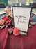 Table Number Frame Set 1-30, BLACK ***WILL NOT SUBSTITUTE TABLE NUMBERS OUT***
