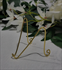 Place Card Holders Miniature Gold Easel Stands 