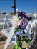 Aisle Chair Floral with Drapery Lilac and Lavender (Set of 8)