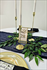 9" Gold Metal Pole CandleStick Holder (MUST BE BATTERY OPERATED)