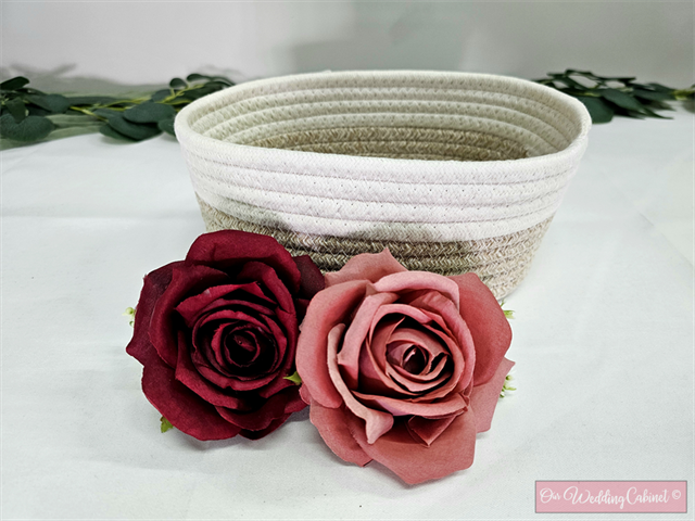 Woven Small Basket (6" tall x 6" wide) 