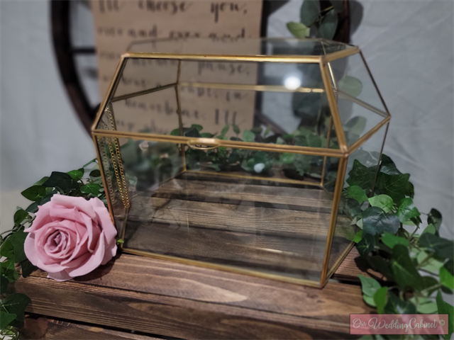 Card Box Gold Frame Terrarium  