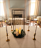 11" Battery Operated Tapered Candlestick, White (WILL NOT WORK FOR THE GLASS CANDLESTICK HOLDER)