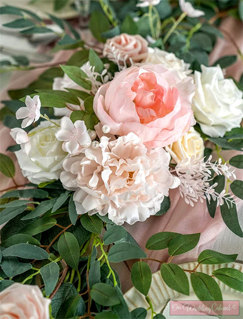 6' Blush and Cream Garland (Best for Arches or Entryway Tables)