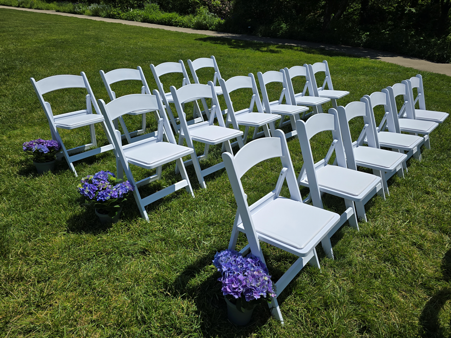 Chair event rental setup