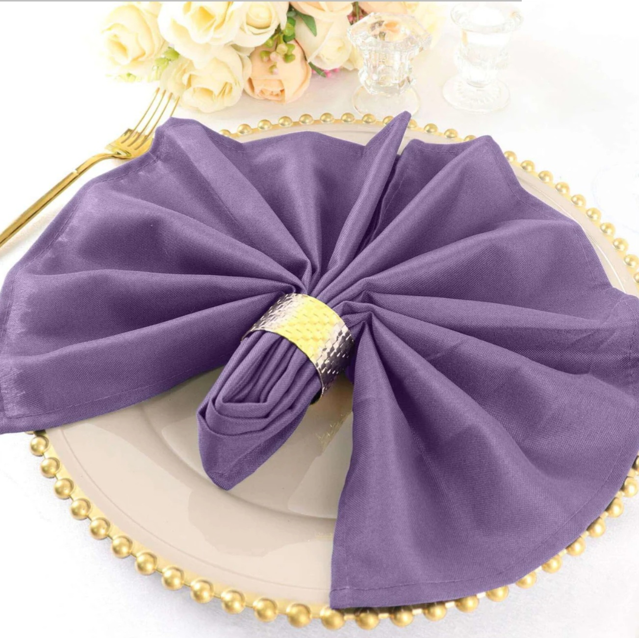 Deep Purple Napkin