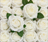 3.5" Silk Ivory Roses 
