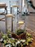 Hurricane Vases (16" Tall) (5" Diameter) (MUST BE BATTERY OPERATED PILLAR CANDLES OR 3" DIAMETER OPEN FLAME FLOATING CANDLES)