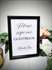 5"x7" Black Frame "Guestbook" Sign