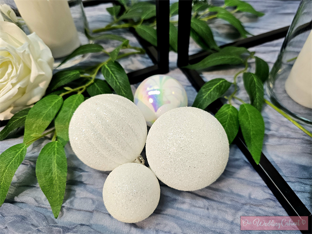 Assortment of Ornaments (White)