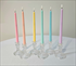 11" Battery Operated Tapered Pastel Candlestick Collection