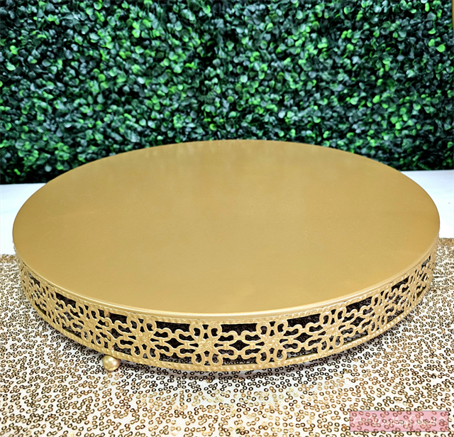 16" Gold Cake Stand