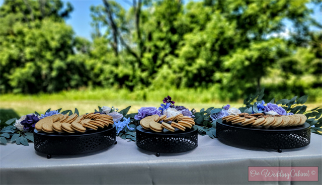 8",10", 12" Black Matte Trio Dessert Set