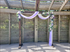 Semi-Sheer Chiffon Lavender Arch Drape (27x216 inches) **WOULD NOT RECOMMEND TO USE AS A TABLE RUNNER** **DO NOT NAIL, PUSH PIN, OR STAPLE TO STRUCTURES**