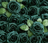 3" Dark Teal Foam Roses