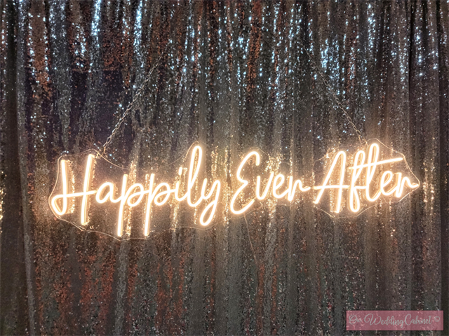 "Happily Ever After" Neon Sign (35" in length)