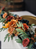 6' Dark Teal and Burnt Orange Garland (Best for Arches or Entryway Tables)