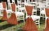 Chair Cheesecloth Sash, 17"x108", Terracotta
