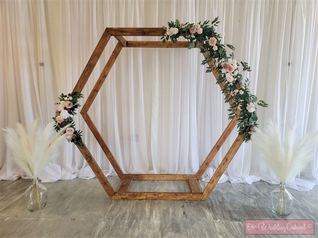 6' Dusty Rose Garland  (Best for Arches or Entryway Tables) 