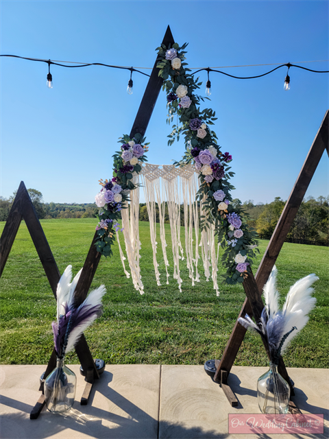 6' Lilac and Lavender Garland  (Best for Arches or Entryway Tables) 