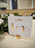 Table Numbers (White with Gold Foil Lettering) 1-24 **DOES NOT INCLUDE PLACE CARD HOLDERS, YOU NEED TO GO SELECT THOSE IN THE CENTERPIECE CATEGORY**