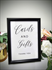 5"x7" Black Frame "Cards and Gifts" Sign