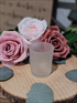 Votive Candle Holders (Round Frosted) (MUST BE BATTERY OPERATED CANDLES)