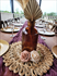 Amber Bottle 10" (Can be used as Centerpieces)