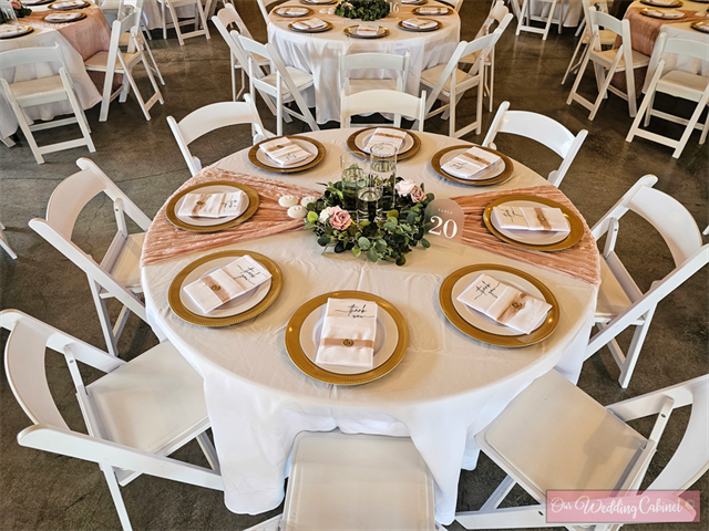 Charger Plates (13" Gold)(Hard Plastic)