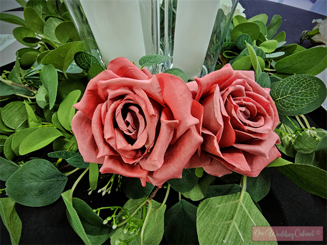 3.5" Silk Mauve Silk Roses