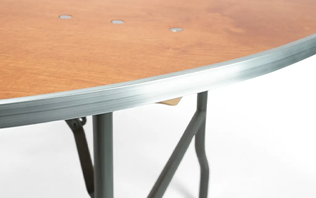 TitanPRO Plus Birchwood 60" Round Table (Seats 8)