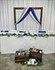 Semi-Sheer Chiffon Royal Blue Arch Drape (27x216 inches) **WOULD NOT RECOMMEND TO USE AS A TABLE RUNNER** **DO NOT NAIL, PUSH PIN, OR STAPLE TO STRUCTURES**