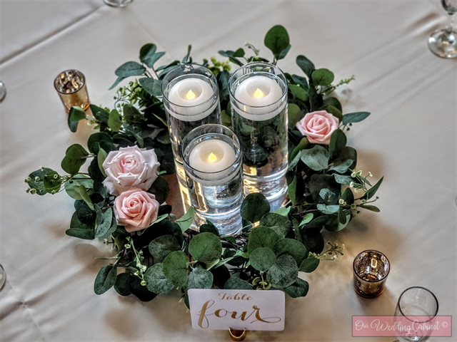 White Floating Candle (3" Battery Operated, requires CR2032 battery that we will include, but can not guarantee longevity) **FOR HURRICANE VASES ONLY, WILL NOT FIT IN STEMMED GLASS CANDLE HOLDERS**