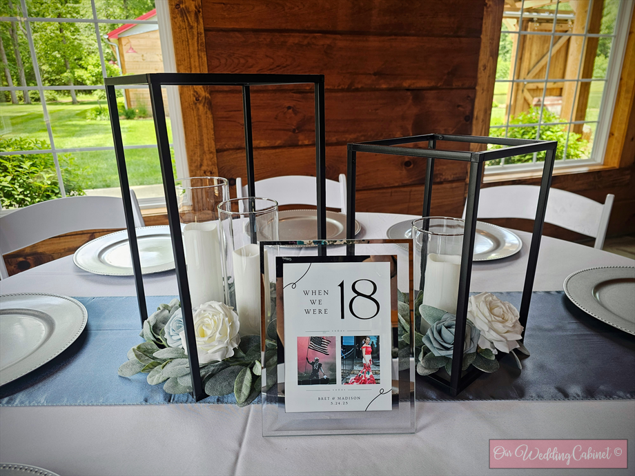 Black Metal Lantern Stand, 12" **7.5 HURRICANE WORKS GREAT HERE**