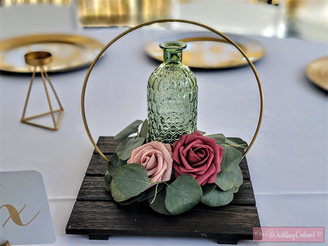 10" Slatted Dark Walnut Wood Plank 