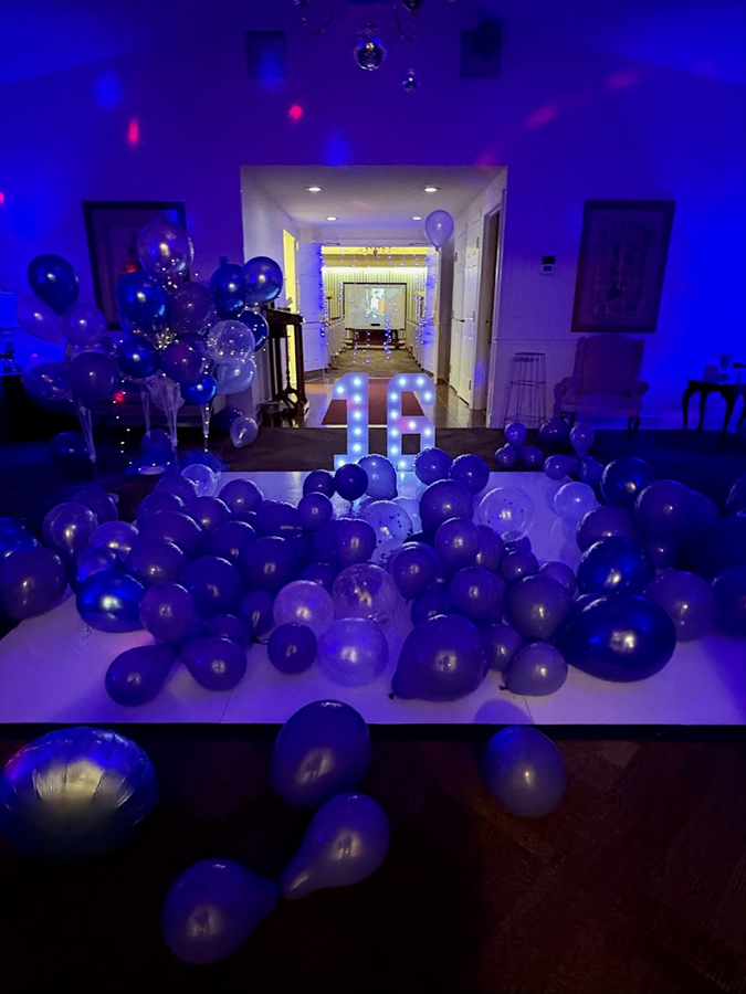 Dance Floor event rental setup