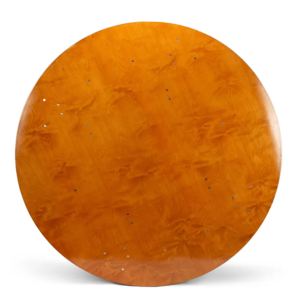 TitanPRO Plus Birchwood 72" Round Table (Seats 10)