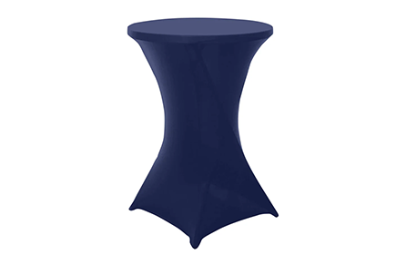 Navy Spandex Cocktail Cover (30" Tight Fit)