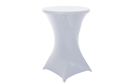 White Spandex Cocktail Cover (30" Tight Fit)